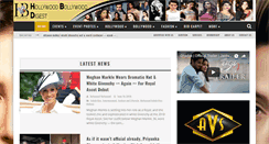 Desktop Screenshot of hollywoodbollywooddigest.com